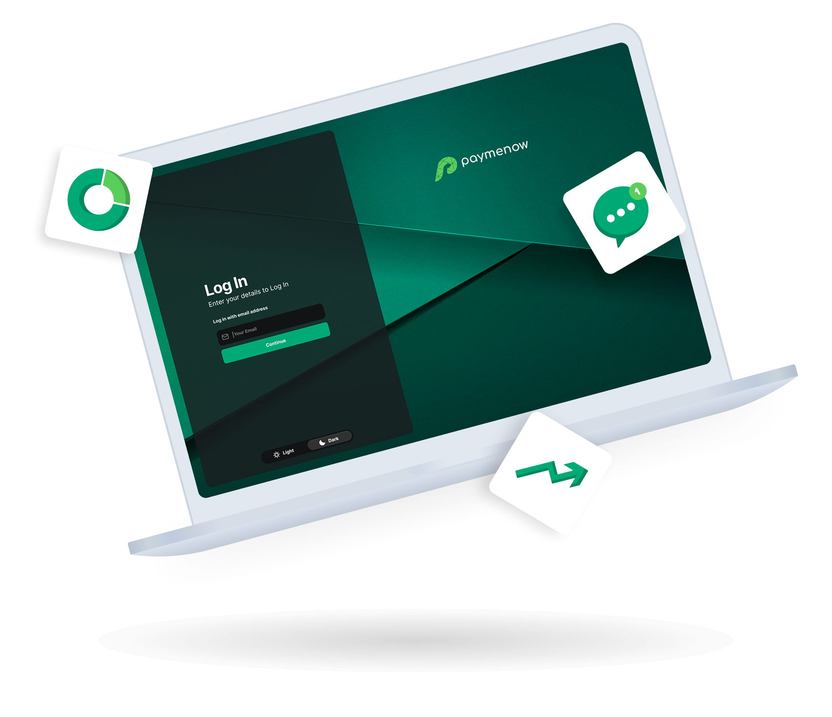 Employar Portal Mockup with Icons